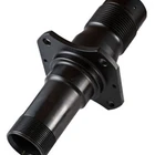 Custom CNC black and white delrin pom plastic machining parts fabrication