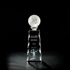 Wholesale Crystal Trophy With Laser Engraved Crystal Ball Sports Crystal Block for Engraving