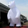 bespoke standing or costume animal balloon , inflatable polar bear cartoon huge figure balloon