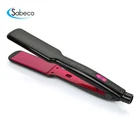 Sabeco LED Screen Salon Ceramic Coating Fast Straight Hair Tools with Black Non-slip Handle