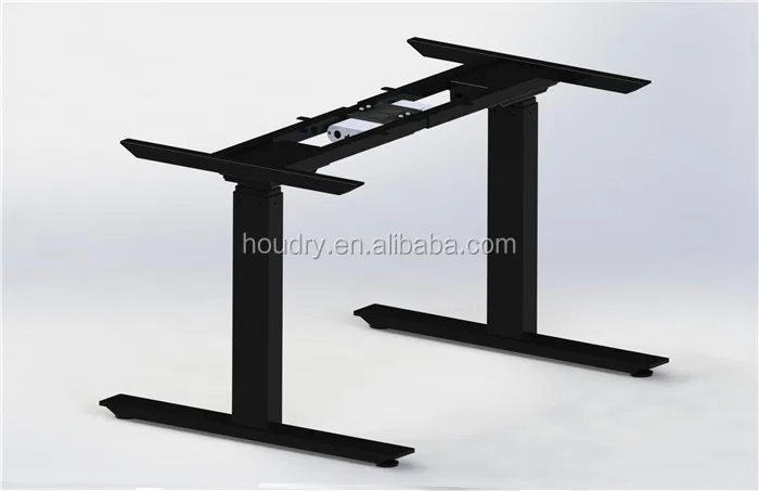 Manual adjustable table standing desk handset with memory