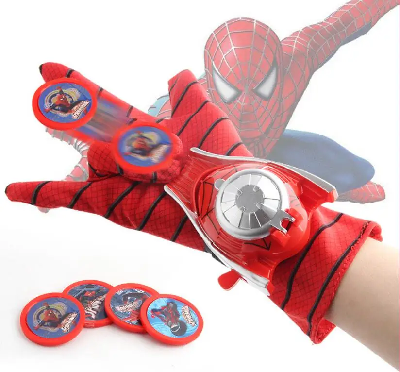 Marvel Avengers Kids Toy Child Superhero Launchers Gloves Spiderman Game Cosplay 