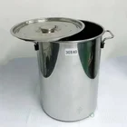 Stainless steel soup pot with five gallons covered commercial storage bucket can be customized for cooking soup