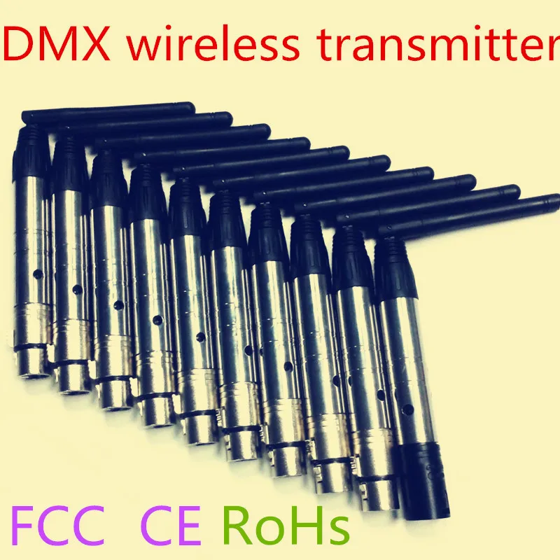 Manufacturers supply a large number of wireless DM512 stage lighting signal transmitter new