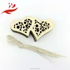 laser cut and carving wooden hearts wooden hearts hanging Christmas ornament