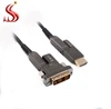 HDMI D to DVI AOC Cable 10M 30M 50M 80 M 100M 4K 3D HDMI cable AOC Fiber Optic HDMI cable support 18.2Gbps and 60Hz