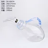 Hand-made Lead-Free Crystal Glass Decanter Blue
