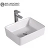 Factory direct supply Bathroom Rectangular Vessel Lavatory counter top sinks above counter basin Vessel Sink