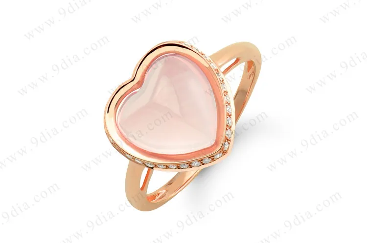 925 Sterling Silver Quartz Natural Wholesale 925 Silver Oval Single Stone Ring