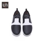 UIN black with Microfiber leather walking shoes canvas woman shoe men shoe winter fashion sneakers