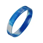 High quality Camouflage silicone wristband Bracelet with multi colours