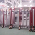 Aluminium automatic telescopic sliding design of school gates QG-L1704