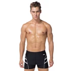 Yingfa Mens Beach Swimming Trunk Splice Racer Mens Square Leg Swimsuit