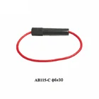 A1 6*30mm Fast Blow Auto Car Truck In-line Glass Fuse Holder