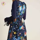 New Maternity Clothing Floral Printed 2018 girls 1005cotton a line sexy lingerie fashion dress