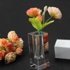 wholesales cheap k9 crystal glass vase home decoration customized personalized crystal crafts glass vase for wedding ornaments