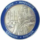 Coin Custom Memorial Die Casting Zinc Alloy 3D Plated Antique Silver Coin