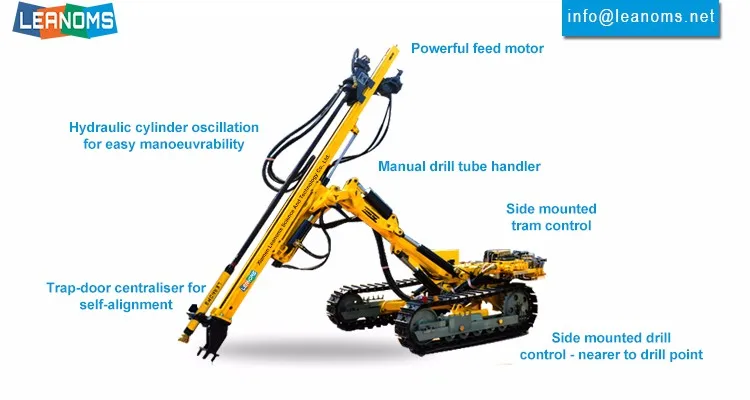 atlas copco d45 small down the hole hammer surface drill rigs