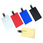 Factory price both side color printing metal business card shape 4gb/8gb usb stick