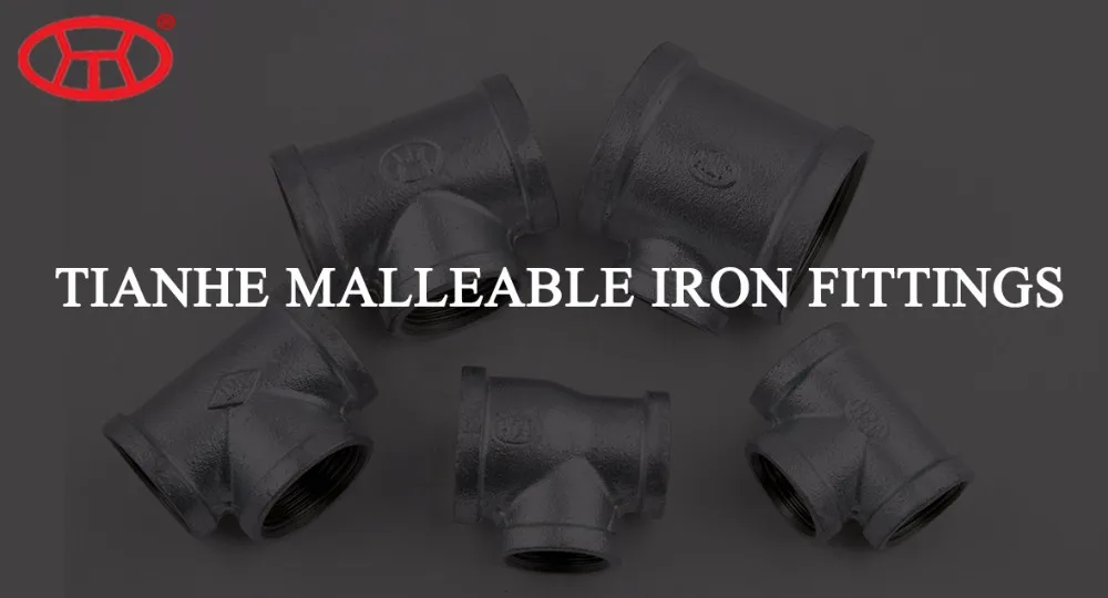 en 10242 hot dipped galvanized malleable iron pipe fitting