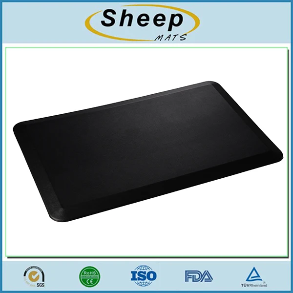 Office standing waterproof floor anti fatigue comfort pu foam mat