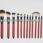 16pcs professional wooden handle talon makeup brush set