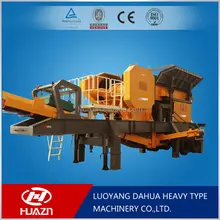 Luoyang Dahua rare earth impact crusher series mobile crusher YD mobile crushing plant