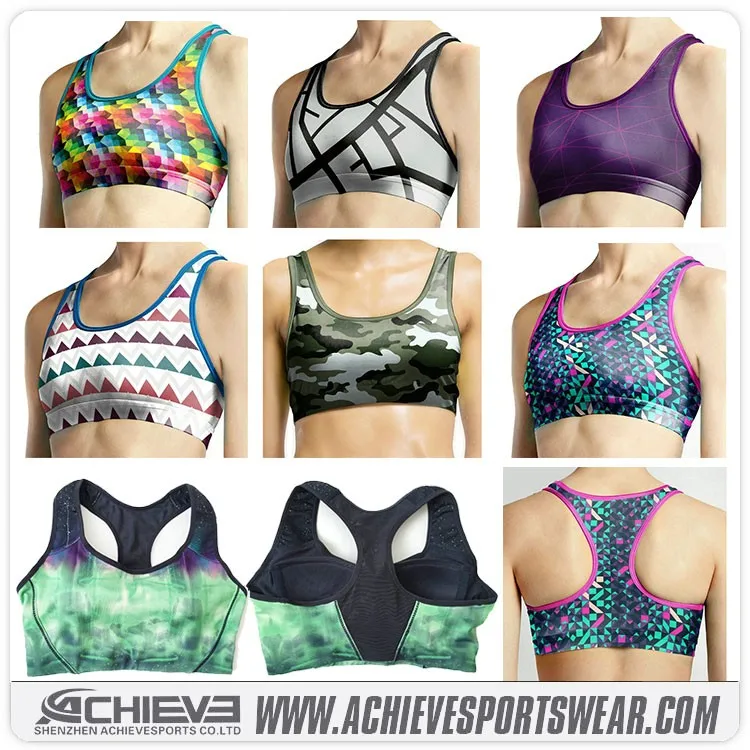 wholesale sport bra women sexy sublimation sports bra