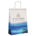 eco printed cheap recycled machine made kraft paper bags manufacturer in china