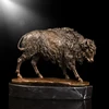 Table decoration small size bull statues c bison sculpture for home decor