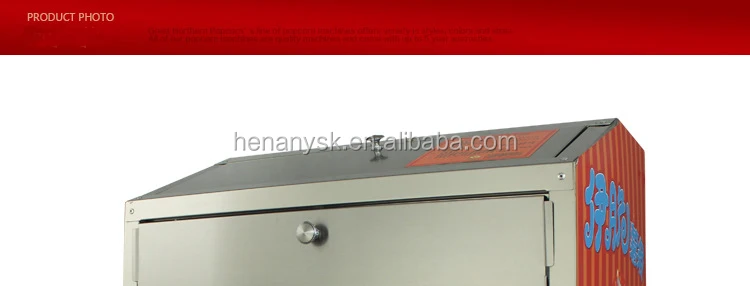 IS- OT-388 Precise Temperature Control Stainless Steel Toughened Glass Design French Fries Food Warmer