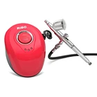 China hot portable air brush mini cheap electric airbrush paint makeup pen gun compressor set kit equipment machine airbrush