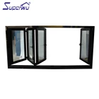new products double glass aluminium bifolding window