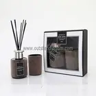 Promotional Gift Item Wedding Favor Scented Perfume Reed Diffuser Glass Bottle Set