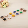 New Premium Hijab Scarf Pin Brooches Gold Plated Jade Natural Stone Magnetic Brooch