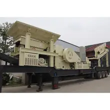 High Quality Tyre Type Mobile Cone Jaw Impact Crusher Station for sale