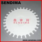 Engineering plastics manufacturer customized material and size anti wearing PE1000 PE500 HDPE UPE UHMW-PE plastic gear