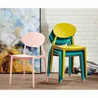 Italian design good price pp back modern plastic chair cheap plastic chairs plastic bright colored chairs