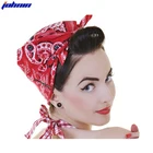 Wholesale Hot Sale Multifunctional Cotton Headwear Bandana Scarf For Girls