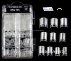 100PCS hot sales artificial nails tip water aquarium false nails art tip for beauty
