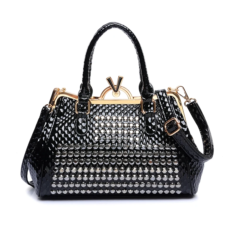 2015 New Products V Snake Women Bags Wholesale Ladies Handbags Online Shopping Designer Rivet ...