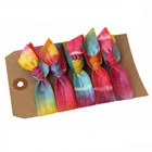 Custom Printed Fold Over Elastic Hair Tie 5/8" FOE Elastic Hair Band, fold over elastic 5/8