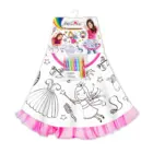 Color My Cool dress with color fabric markers