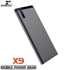 premium 10000mah portable slim mobile battery charger digital display power bank