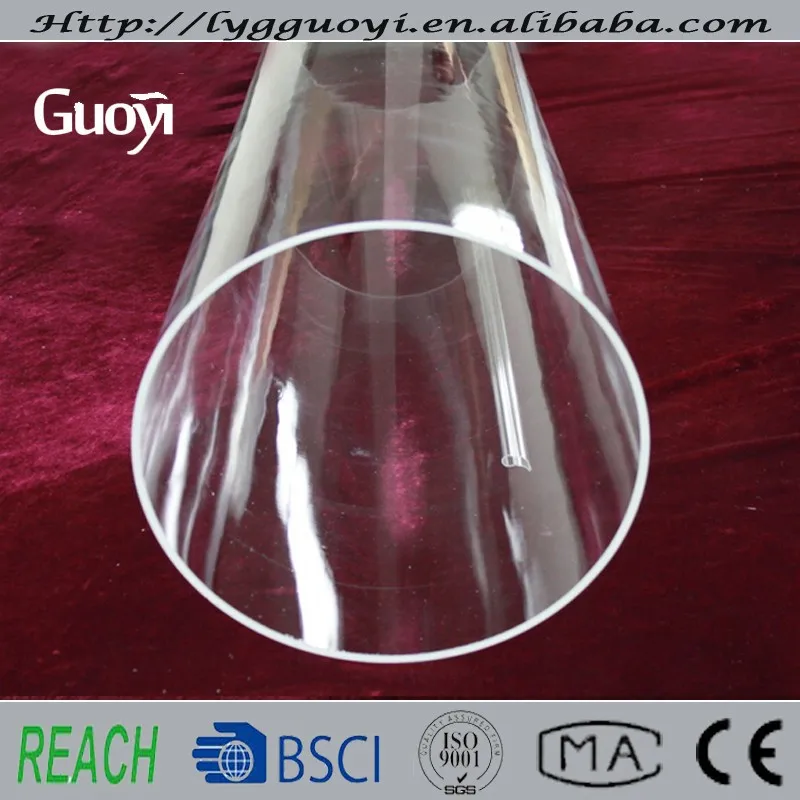 Large Diameter Fused Quartz Glass Cylinder With Both Ends Open Buy