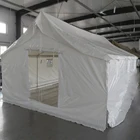 Family Outdoor Tent Camping Outdoor White Double Fly Family Camping PVC Tent For Hiking