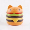 SF Squishy Slow Rising Toy Stress Reliever Cat Hamburger Toy