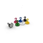 32 mm diameter magnet assembly of ferrite ceiling hook in different colors