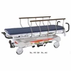 High quality first-aid luxurious X-ray compatible medical emergency stretcher bed hydraulic transport hospital stretcher