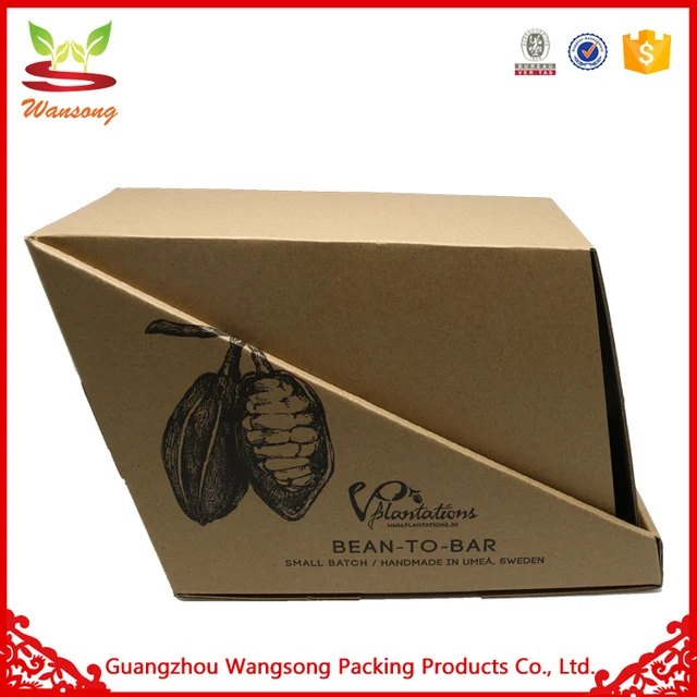 brown kraft corrugated paper boxes,food carton box,chocolate/can